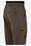 Slim Fit Mid Waist Elastic Leg Men's Green Trousers - 6