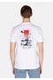 Regular Fit Round Neck Plain Men's White Short Sleeve Knitted Pocketless T-Shirt - 2