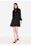 Regular Fit Woven Women's Black Dress