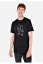 Regular Fit Round Neck Men's Anthracite Short Sleeve T-Shirt
