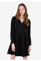 Women's Black Dress with Regular Fit - 3