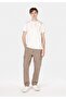 Regular Fit Round Neck Printed Men's Beige Short Sleeve T-Shirt - 3