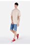 Straight Fit Low Waist Men's Blue Jean Shorts - 3