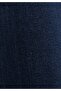 Regular Fit Mid Waist Straight Leg Men's Indigo Jean Trousers - 8