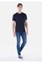 Skinny Fit Men's Indigo Jean Trousers - 3