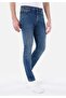 Straight Fit Men's Indigo Jean Trousers - 4