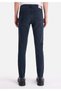 Slim Fit Low Waist Narrow Leg Men's Dark Indigo Jean Pants - 2