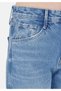 Straight Fit High Waist Straight Leg Women's Denim Jean Zipper Pants - 5