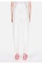 Balloon Fit High Waist Slimming Leg Women's White Jean Pants - 2