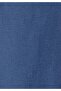 Slim Fit Shirt Neck Men's Navy Blue Long Sleeve Shirt Cl1048576 - 5