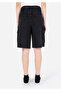 Cargo Fit High Waist Women's Blue Jean Shorts - 2