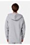 Slim Fit Hooded Printed Men's Gray Jacket with Pockets Cl 1067002 - 2