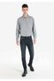 Slim Fit Low Waist Narrow Leg Men's Dark Indigo Jean Pants - 3