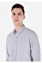 Regular Fit Shirt Collar Stone Men's Long Sleeve Shirt - 4