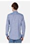 Regular Fit Shirt Collar Blue Men's Long Sleeve Shirt Cl 1058567 - 2