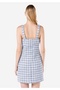 Slim Fit Woven Women's Blue Dress - 2