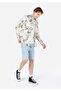 Regular Fit Shirt Neck Printed Men's Beige Long Sleeve Shirt - 3