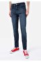 044 Karl Normal Cut Low Waist Straight Leg Dark Blue Men's Trousers Cl 1068664 - 4