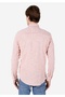 Slim Fit Shirt Neck Checked Men's Orange Long Sleeve Shirt - 2