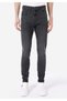 Slim Fit Low Waist Skinny Leg Men's Denim Jean Trousers - 4