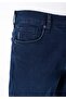Slim Fit Low Waist Narrow Leg Men's Indigo Jean Pants - 5