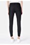Skinny Fit Mid Waist Narrow Leg Women's Black Denim Jean Trousers - 2