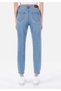 Mom Fit High Waist Slimming Leg Women's Indigo Jean Pants - 2