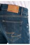Slim Fit Low Waist Narrow Leg Men's Indigo Jean Pants - 6