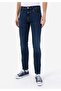Straight Fit Men's Indigo Denim Jean Trousers - 4