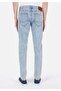041 Danny Slim Fit Low Waist Straight Leg Blue Men's Pants - 2