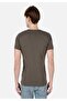 Slim Fit Placket Neck Plain Men's Green Short Sleeve T-Shirt - 2