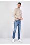 Slim Fit Fisherman Men's Beige Sweatshirt Cl1023624 - 3