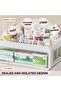 2-Layer Drawer Storage Box Organizer, Multi-Function Medicine Container for Office Items - 6