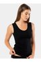 Türen Women's Laser Cut Cotton Tank Top 906/Black