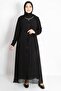 Sequin Detailed Evening Dress Black Tbs2218 - 6