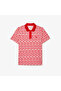 Active Men's Regular Fit Printed Red Polo
