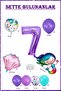 7 Year Old Mermaid Themed Birthday Party Celebration Set Concept 2 - 3