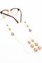 Italian Chain Cube Stone Glasses Chain / Cord Purple