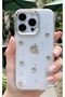 Case for iPhone 16 Pro Case Airbag Design Silvery Transparent Pole Cover