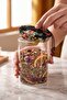 800 ml Borosilicate Glass Airtight Black Fabric Covered Jar with Bamboo Lids, Diameter: 8 Cm, H: 21 cm - 7