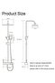 Wall-Mounted Rainfall Shower System, Smart Digital Display with Piano Keys Diverter - 3