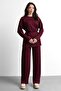Women's Loose Button-Hem Blouse and Pants Set - 5