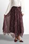 Women's Ethnic Printed Chiffon Lined Skirt - 3