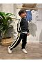 Special Design Striped Baggy Fit Transitional Kids Set - 2
