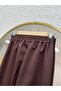 Asu Belted Wide Leg Trousers-Mt1445 Coffee - 6