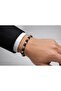 8mm Sphere Cut Veined Onix Natural Stone Bracelet