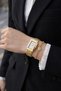 Vintage Retro Angular Case Steel Cord 2 Years Warranty 30 Mt Water Resistant Women Wristwatch Bracelet - 2