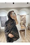 شال مينا ديسين سوفت كراش - أسود - 6
