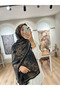 شال مينا ديسين سوفت كراش - أسود - 4