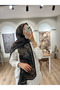 شال مينا ديسين سوفت كراش - أسود - 5